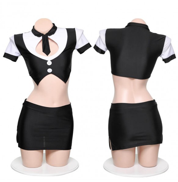 FEE ET MOI Sexy Secretary Costumes (Black)